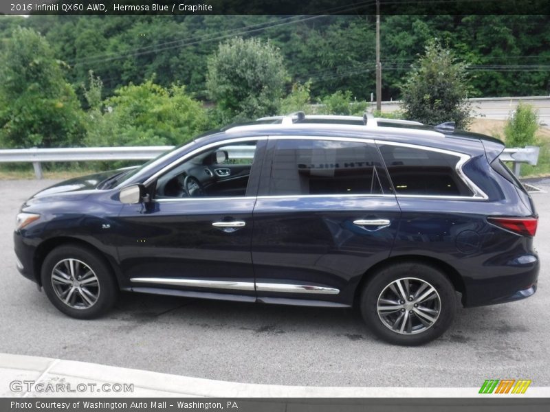 Hermosa Blue / Graphite 2016 Infiniti QX60 AWD