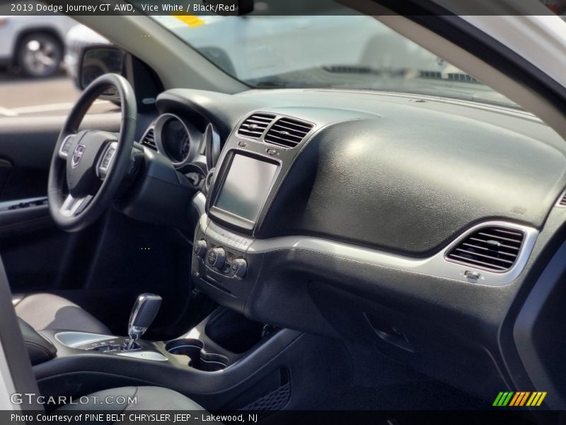Vice White / Black/Red 2019 Dodge Journey GT AWD
