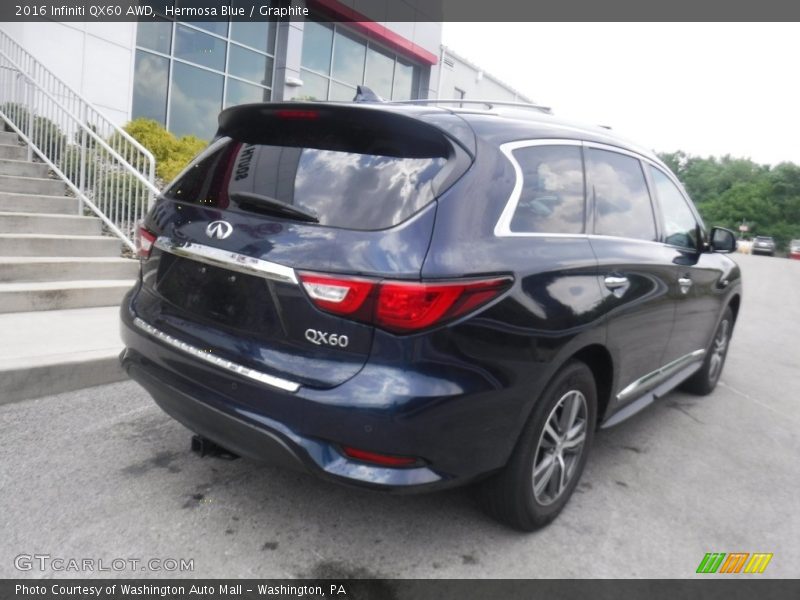Hermosa Blue / Graphite 2016 Infiniti QX60 AWD