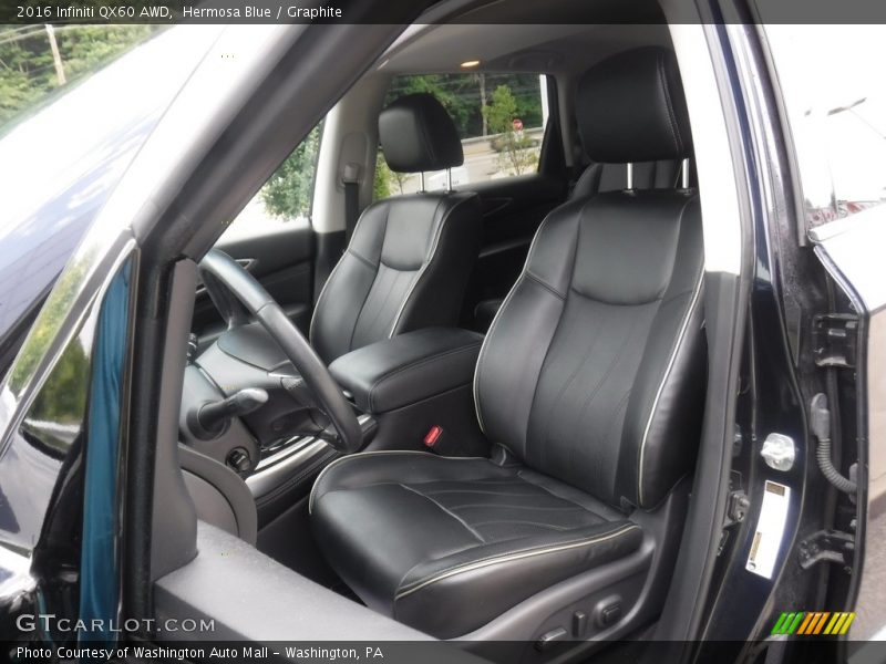 Front Seat of 2016 QX60 AWD