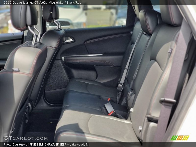 Vice White / Black/Red 2019 Dodge Journey GT AWD