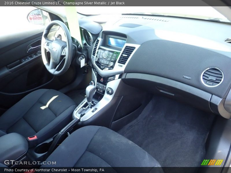Champagne Silver Metallic / Jet Black 2016 Chevrolet Cruze Limited LT