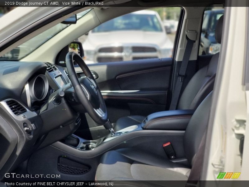 Vice White / Black/Red 2019 Dodge Journey GT AWD
