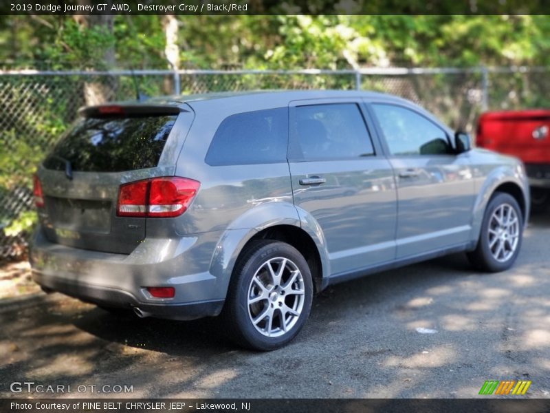 Destroyer Gray / Black/Red 2019 Dodge Journey GT AWD