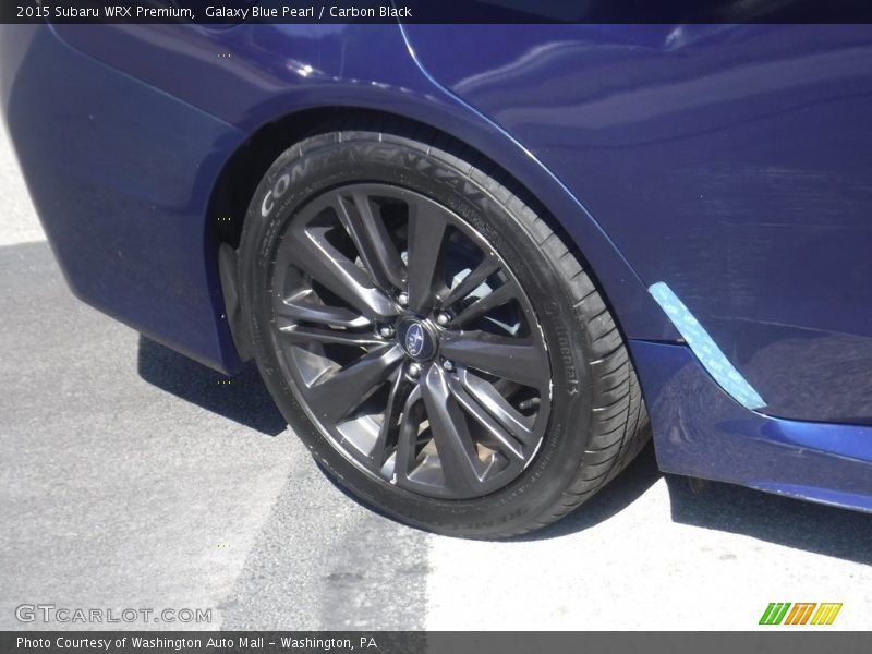 Galaxy Blue Pearl / Carbon Black 2015 Subaru WRX Premium