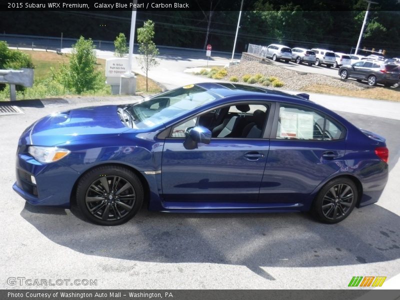 Galaxy Blue Pearl / Carbon Black 2015 Subaru WRX Premium