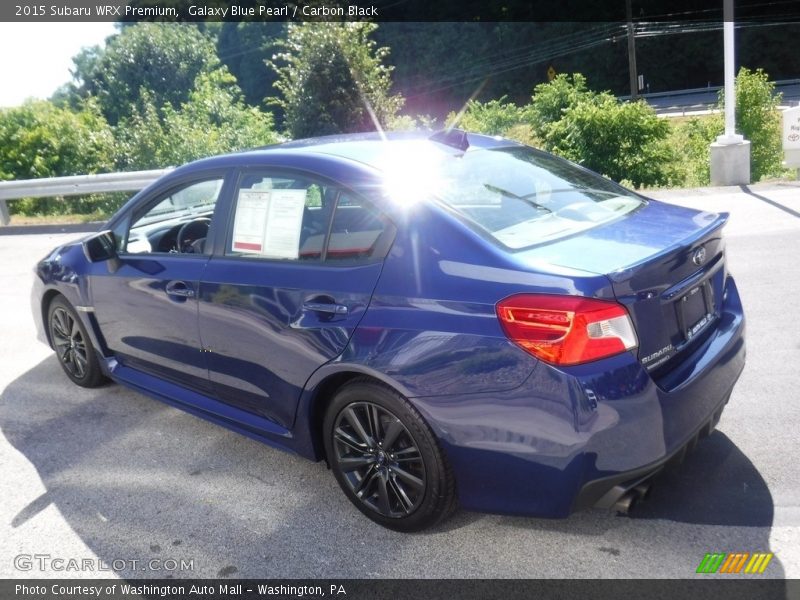 Galaxy Blue Pearl / Carbon Black 2015 Subaru WRX Premium