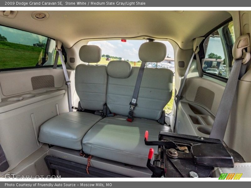 Stone White / Medium Slate Gray/Light Shale 2009 Dodge Grand Caravan SE