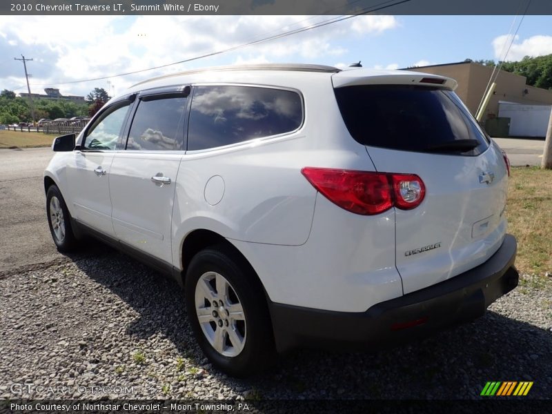 Summit White / Ebony 2010 Chevrolet Traverse LT