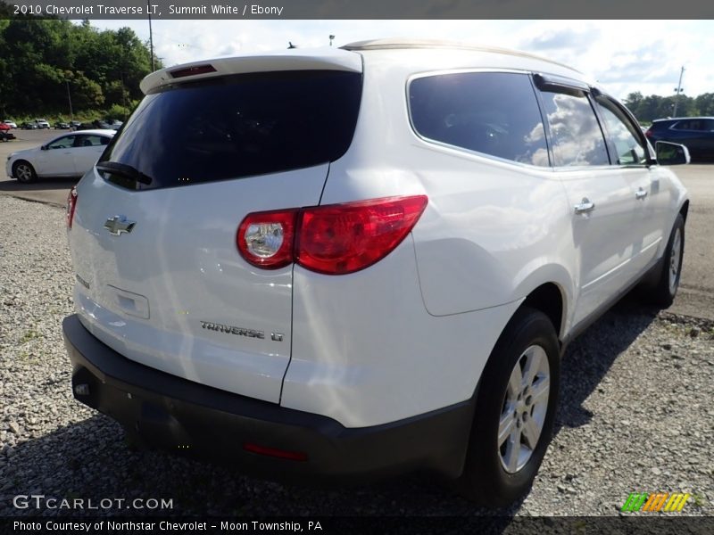 Summit White / Ebony 2010 Chevrolet Traverse LT