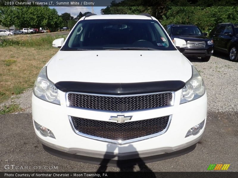 Summit White / Ebony 2010 Chevrolet Traverse LT