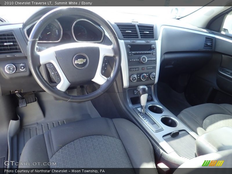 Summit White / Ebony 2010 Chevrolet Traverse LT