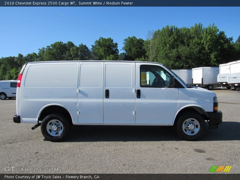 Summit White / Medium Pewter 2019 Chevrolet Express 2500 Cargo WT