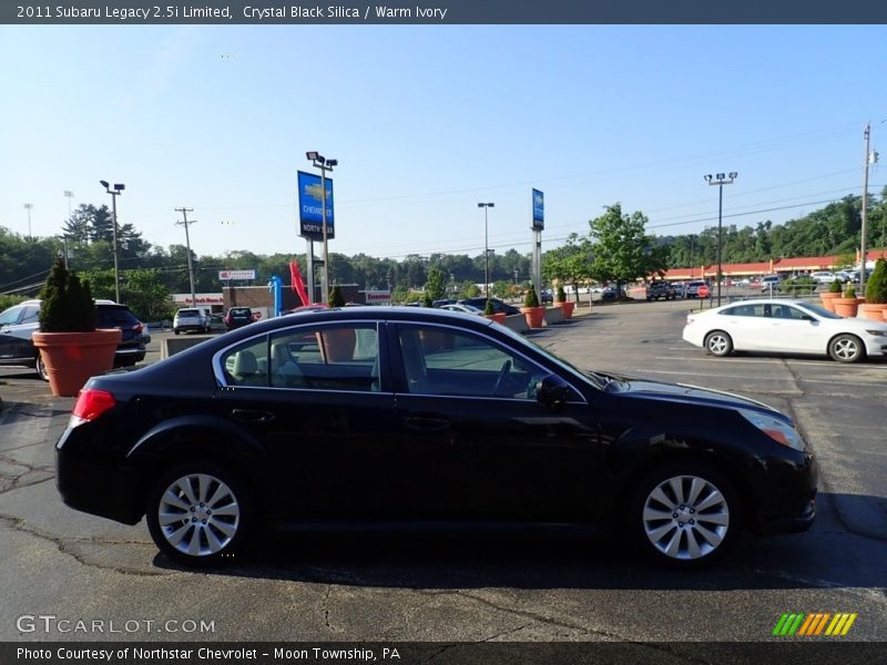 Crystal Black Silica / Warm Ivory 2011 Subaru Legacy 2.5i Limited