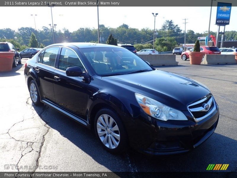 Crystal Black Silica / Warm Ivory 2011 Subaru Legacy 2.5i Limited