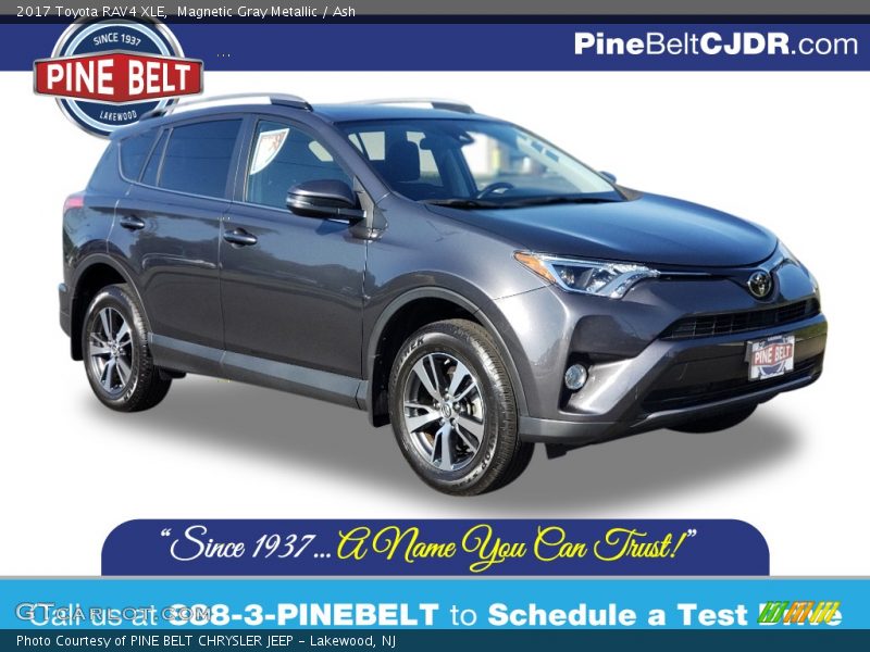 Magnetic Gray Metallic / Ash 2017 Toyota RAV4 XLE