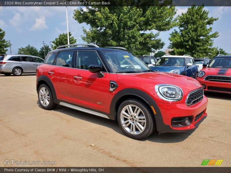 Chili Red / Carbon Black 2020 Mini Countryman Cooper S All4