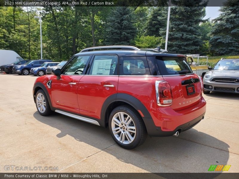 Chili Red / Carbon Black 2020 Mini Countryman Cooper S All4