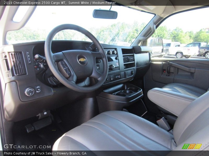 Summit White / Medium Pewter 2019 Chevrolet Express 2500 Cargo WT