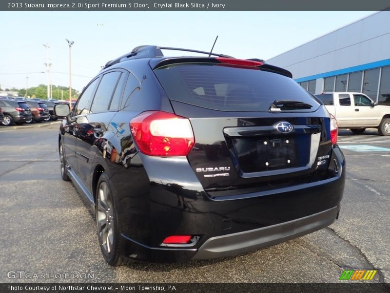 Crystal Black Silica / Ivory 2013 Subaru Impreza 2.0i Sport Premium 5 Door