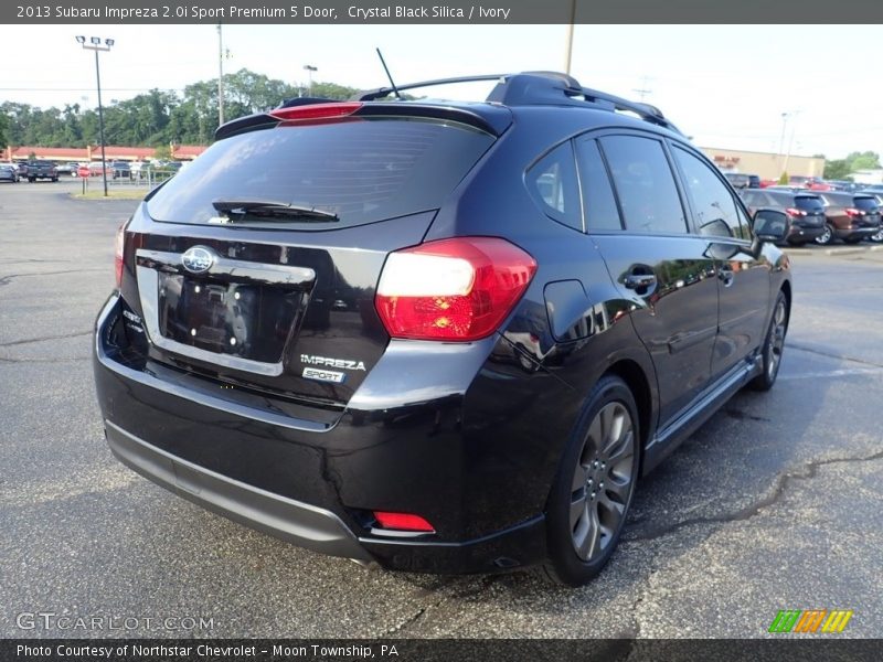 Crystal Black Silica / Ivory 2013 Subaru Impreza 2.0i Sport Premium 5 Door