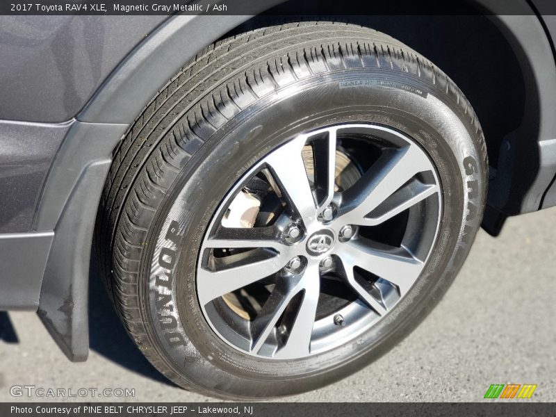 Magnetic Gray Metallic / Ash 2017 Toyota RAV4 XLE