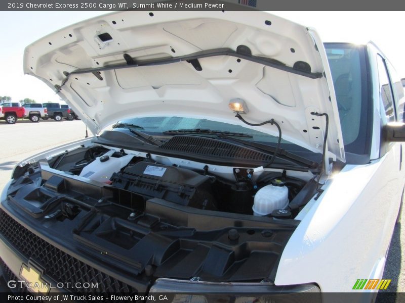 Summit White / Medium Pewter 2019 Chevrolet Express 2500 Cargo WT