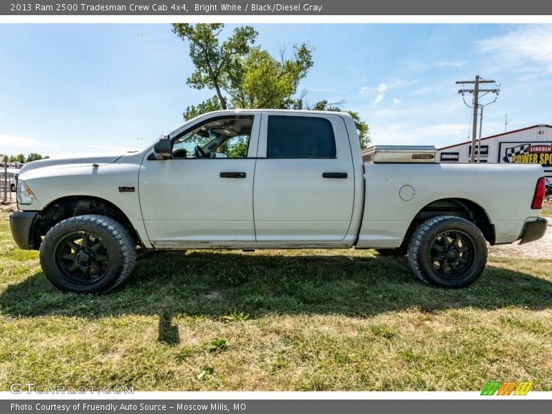 Bright White / Black/Diesel Gray 2013 Ram 2500 Tradesman Crew Cab 4x4