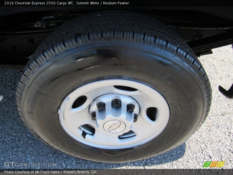 Summit White / Medium Pewter 2019 Chevrolet Express 2500 Cargo WT