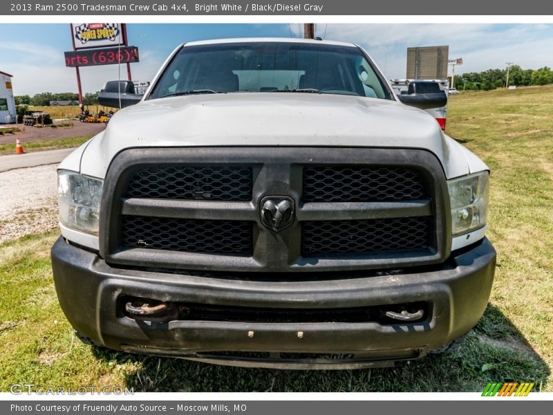 Bright White / Black/Diesel Gray 2013 Ram 2500 Tradesman Crew Cab 4x4