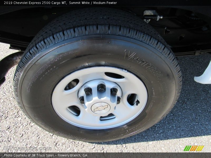 Summit White / Medium Pewter 2019 Chevrolet Express 2500 Cargo WT