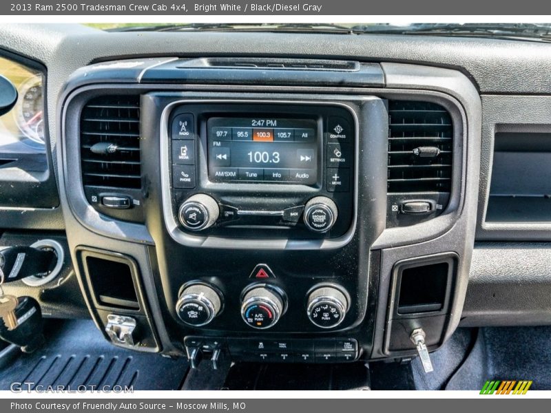 Bright White / Black/Diesel Gray 2013 Ram 2500 Tradesman Crew Cab 4x4