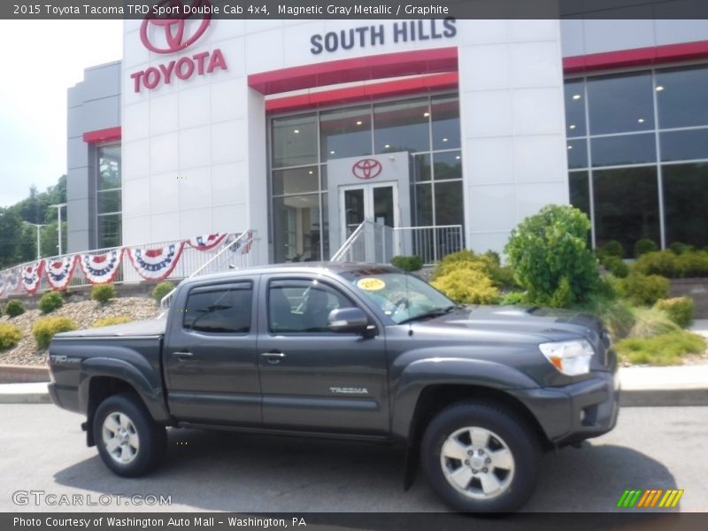 Magnetic Gray Metallic / Graphite 2015 Toyota Tacoma TRD Sport Double Cab 4x4