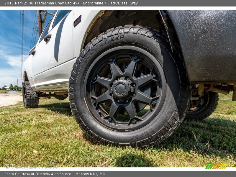 Bright White / Black/Diesel Gray 2013 Ram 2500 Tradesman Crew Cab 4x4