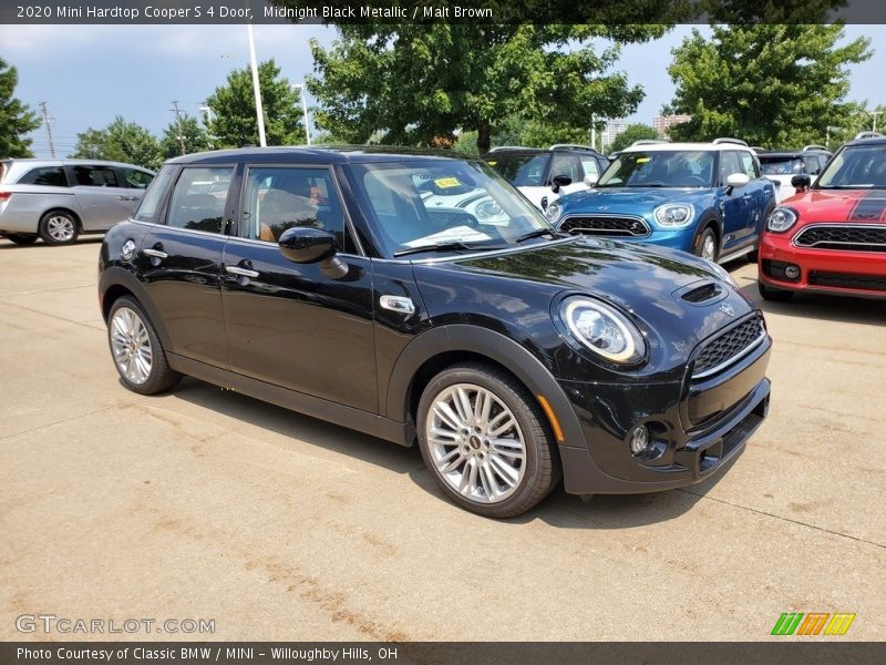 Midnight Black Metallic / Malt Brown 2020 Mini Hardtop Cooper S 4 Door