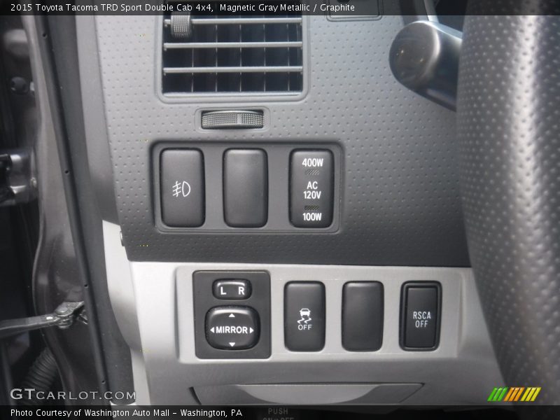 Magnetic Gray Metallic / Graphite 2015 Toyota Tacoma TRD Sport Double Cab 4x4