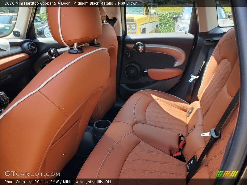 Midnight Black Metallic / Malt Brown 2020 Mini Hardtop Cooper S 4 Door