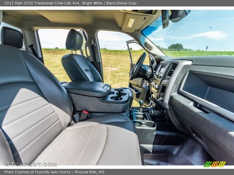 Bright White / Black/Diesel Gray 2013 Ram 2500 Tradesman Crew Cab 4x4
