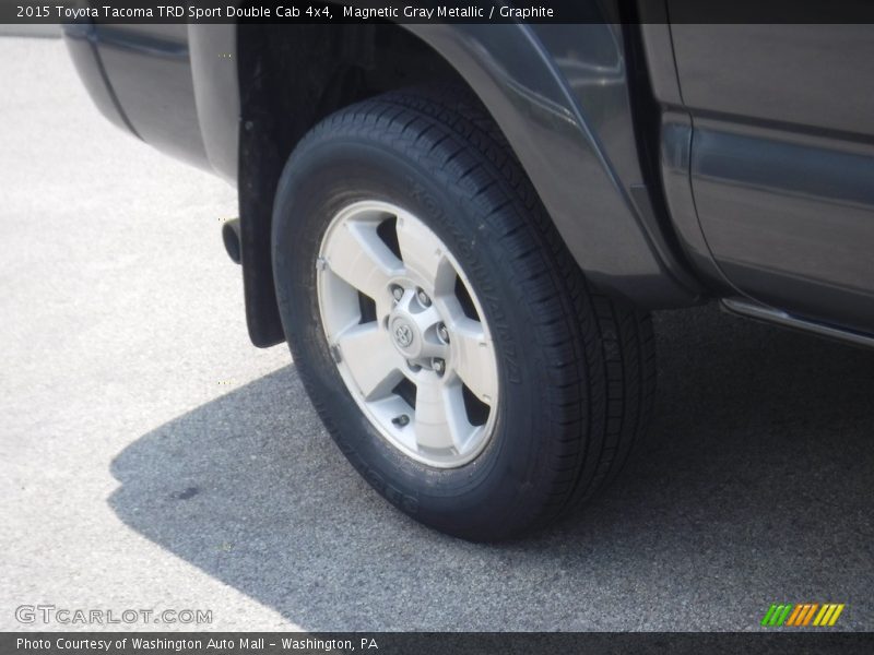 Magnetic Gray Metallic / Graphite 2015 Toyota Tacoma TRD Sport Double Cab 4x4