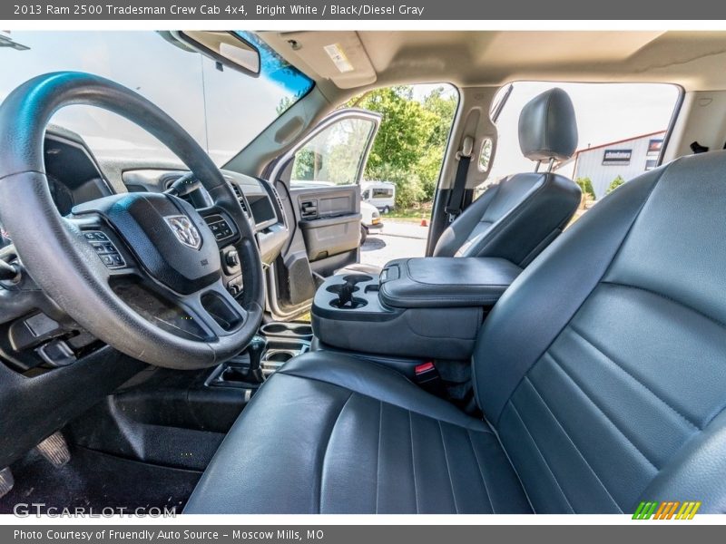 Bright White / Black/Diesel Gray 2013 Ram 2500 Tradesman Crew Cab 4x4