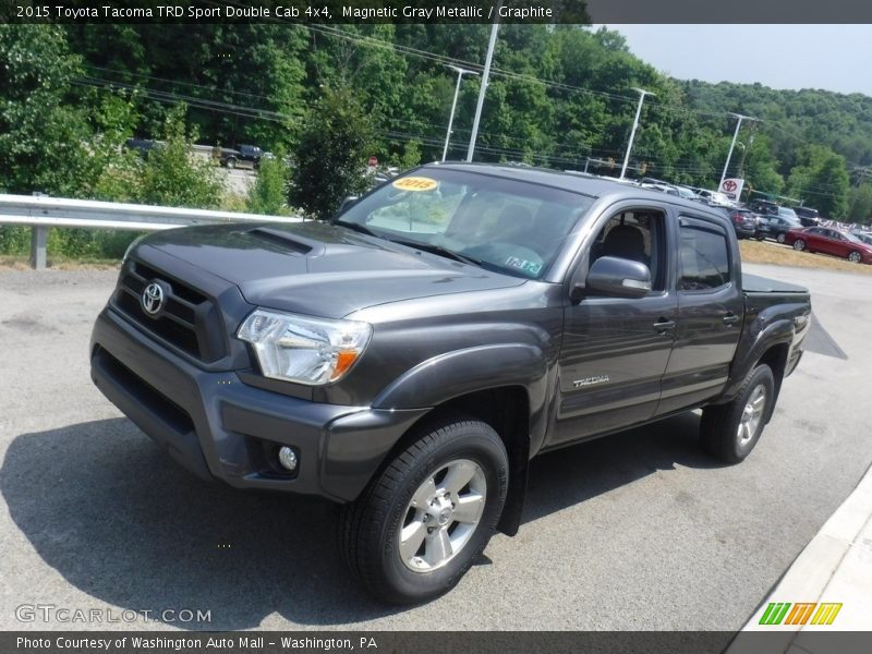 Magnetic Gray Metallic / Graphite 2015 Toyota Tacoma TRD Sport Double Cab 4x4