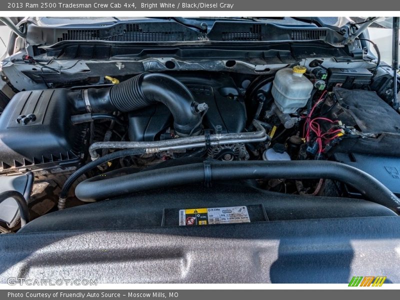 Bright White / Black/Diesel Gray 2013 Ram 2500 Tradesman Crew Cab 4x4