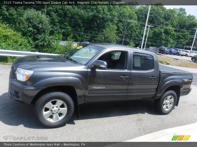 Magnetic Gray Metallic / Graphite 2015 Toyota Tacoma TRD Sport Double Cab 4x4