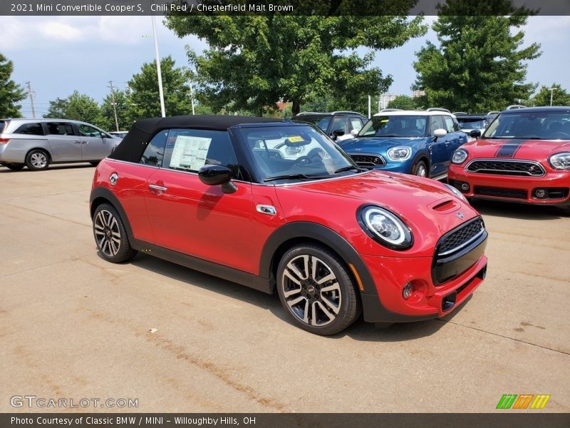 Front 3/4 View of 2021 Convertible Cooper S