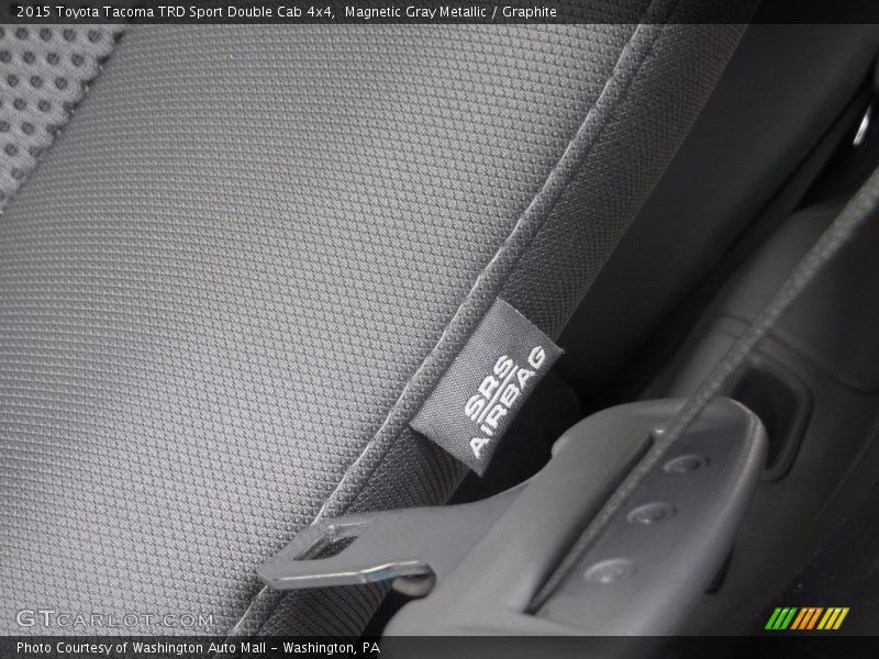 Magnetic Gray Metallic / Graphite 2015 Toyota Tacoma TRD Sport Double Cab 4x4