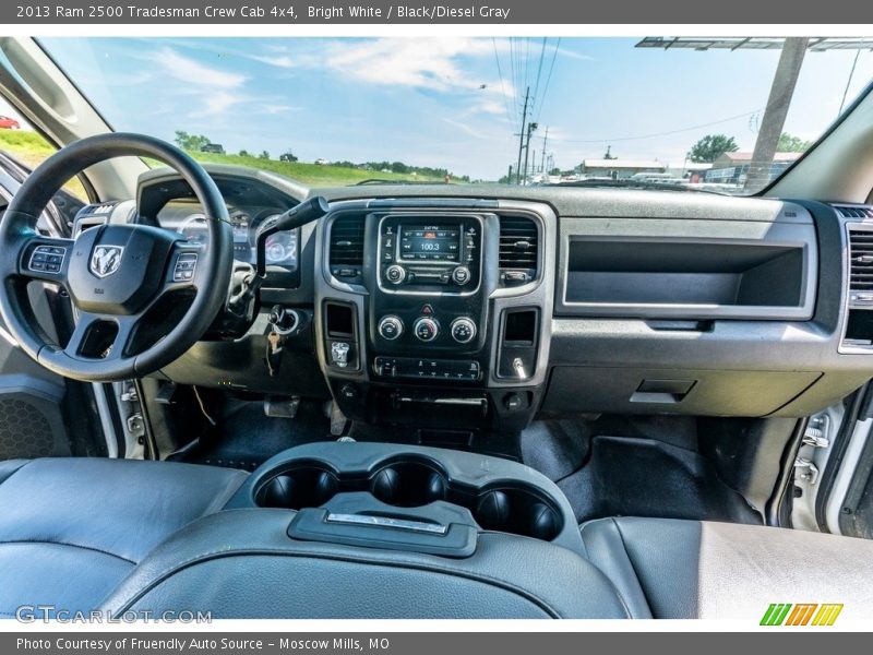 Bright White / Black/Diesel Gray 2013 Ram 2500 Tradesman Crew Cab 4x4