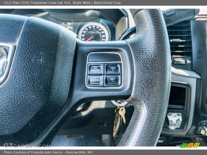 Bright White / Black/Diesel Gray 2013 Ram 2500 Tradesman Crew Cab 4x4