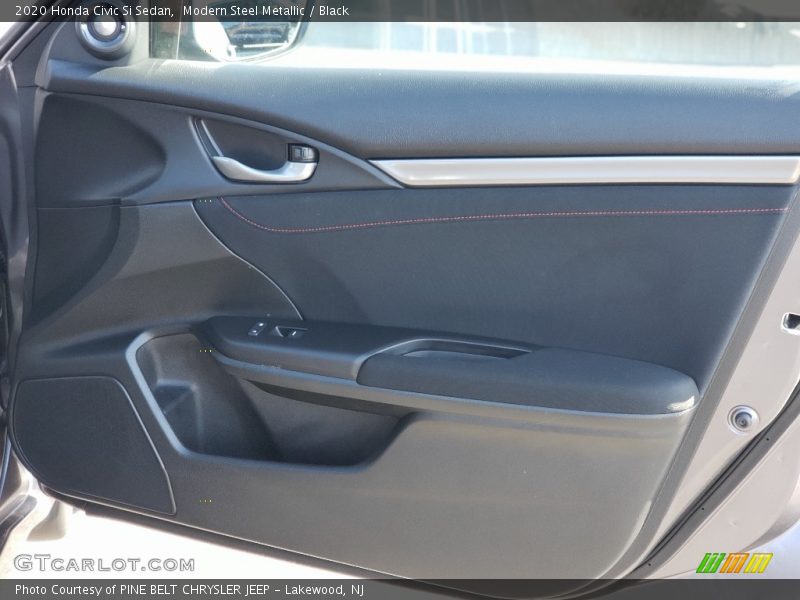 Modern Steel Metallic / Black 2020 Honda Civic Si Sedan