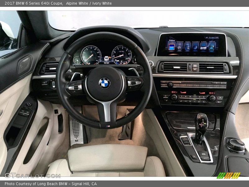 Dashboard of 2017 6 Series 640i Coupe