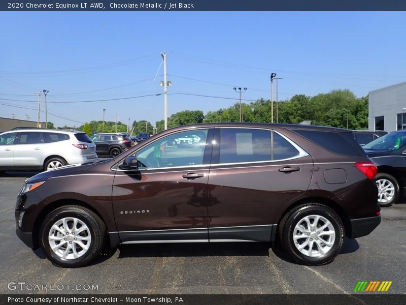 Chocolate Metallic / Jet Black 2020 Chevrolet Equinox LT AWD